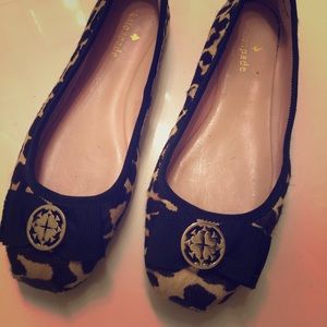 Kate spade leopard horse hair shoe cowhide